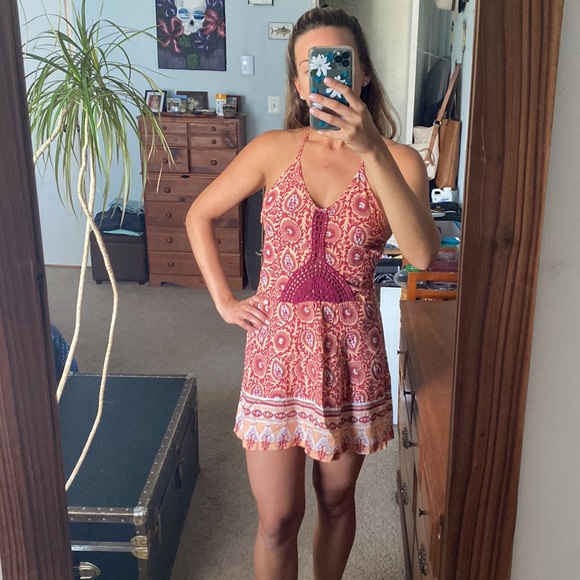 Arnhem Vintage Crochet Detail Mini Dress - Picture 4 of 5